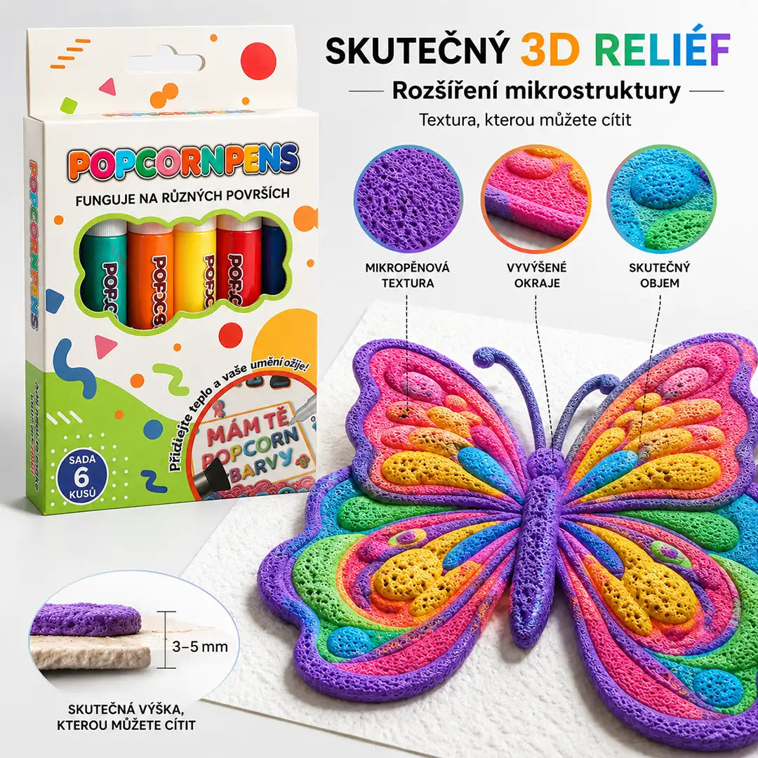 Dnes ušetříte 50 %丨🪄Topacme® 3D reliéfní pero – proměňte ploché kresby v hmatatelné 3D umění🌸