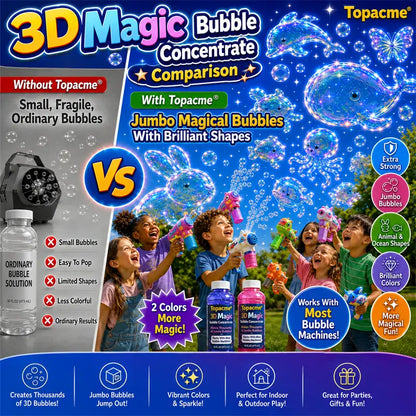Topacme® Super silný 3D kouzelný koncentrát na bubliny