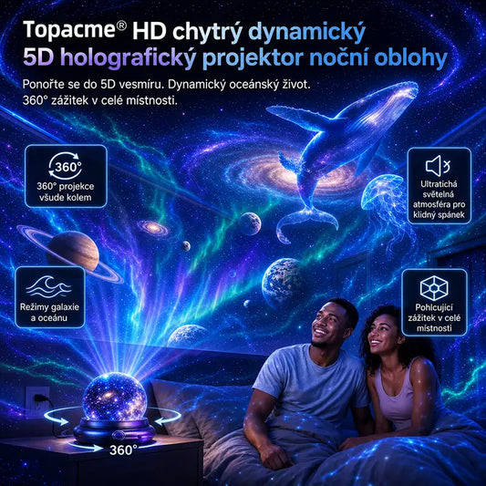 Topacme® Projektor nočního světla