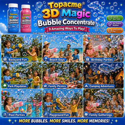 Topacme® Super silný 3D kouzelný koncentrát na bubliny