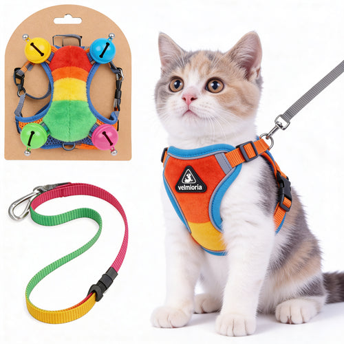 velmioria® Escape-Proof Cat Harness & Leash Set comes in: a simple, reliable way to let your cat explore safely—without the stress.